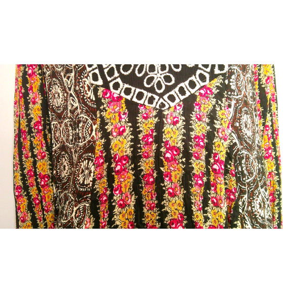 Free People - "Fallin Into You" Long Sleeve Tunic Dress Shirt Boho Chic X-Small - Picture 5 of 10